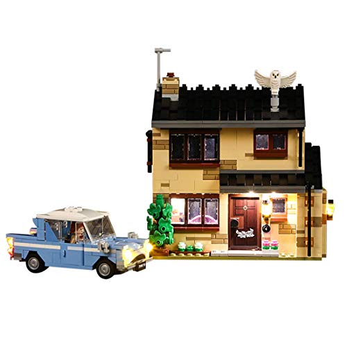 ZJLA Kit de iluminación LED alimentado por USB, bonito complemento para Lego Harry Potter 4 Privet Drive, juego de luces LED compatible con Lego 75968 (LED incluido solamente, sin kit LEGO)