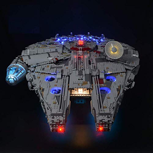 ZJLA Kit de luces LED RC para Lego 75192 Star Wars Millennium Falcon (no incluye modelo Lego)