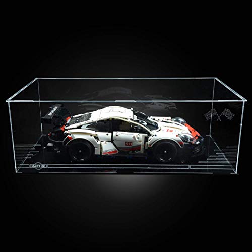 ZJLA Vitrina Vitrina Para Lego Technic Porsche 911 RSR 42096 - Vitrina acrílica (sólo caja de exposición) (básica)