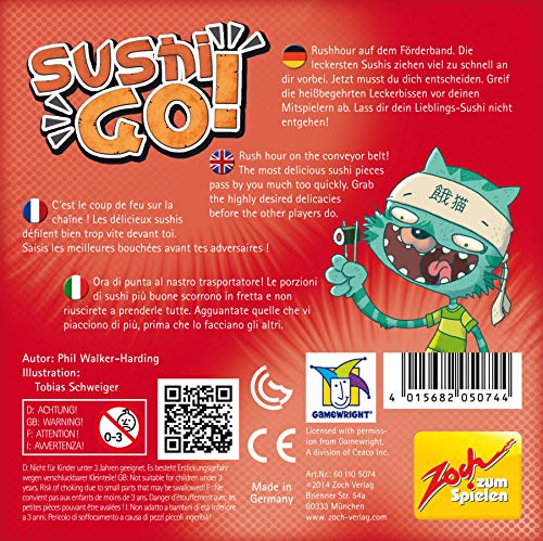 Zoch 601105074 - Sushi Go, Tarjetas , color/modelo surtido