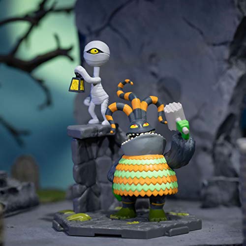 Zoteki Nightmare Before Christmas Zoteki 10,16 cm, Series 1 - Figura de arlequín Demonio y Momia niño