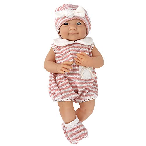 ZWOOS Ropa de Muñecas para New Born Baby Doll, Lindo Atuendo con Sombrero y Calcetines para 18 " Muñecas (40-45 cm)