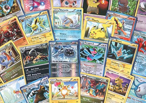 100 Assorted Pokemon Cards with Foils & Bonus Mew Promo! [Toy]