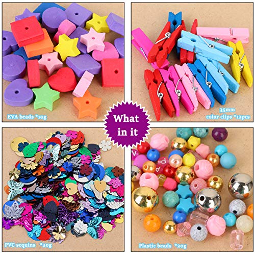 1200 Pcs Kit de Manualidades para Niños,Pipe Cleaners Crafts Set,Pompones Ojos Manualidades,Juego Creativo Regalo para Craft,Limpiadores de Pipa Chenilla y Pompoms,Suministros de Artes y Manualidades