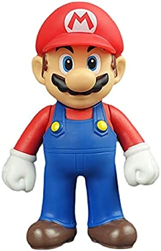 2 Piezas Super Mario Juguetes PVC Figuras De Acción Luigi Bowser Yoshi Modelo De Decoración De Coche Muñeca Azul Navidad Regalos para Niños 8Cm-12Cm