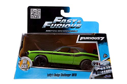 2008 Dodge Challenger [Jada 97140], "Fast and Furious", Verde / Negro, 1:32 Die Cast