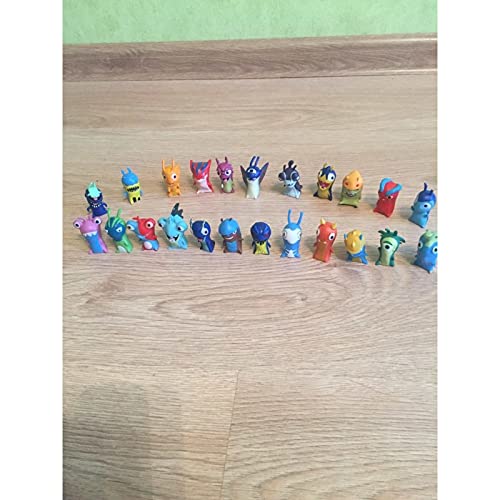 24pcs / set Slugterra Figuras de acción Toy Mini Slugterra Anime Figuras Juguetes Muñeca Slugs Niños Niños Niños Juguete de 4 a 5 cm