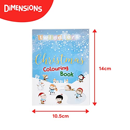 36 Mini Libros Colorear Navideños para Niños| Actividad Creativa para Infantiles| Calendario Adviento y Relleno de Calcetines de Navidad, Piñatas, Fiestas Cumpleaños Navidad, Bolsas Fiesta, Regalos.