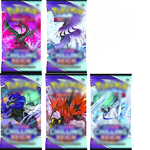 360 Piezas Cartas de Pokémon, Cartas de Espada Escudo, Booster Box Tarjetas Compatibles con Pokemo, Booster Display Box Tarjetas de Juego de Mesa Colección de Animación Regalo (versión en Inglés)