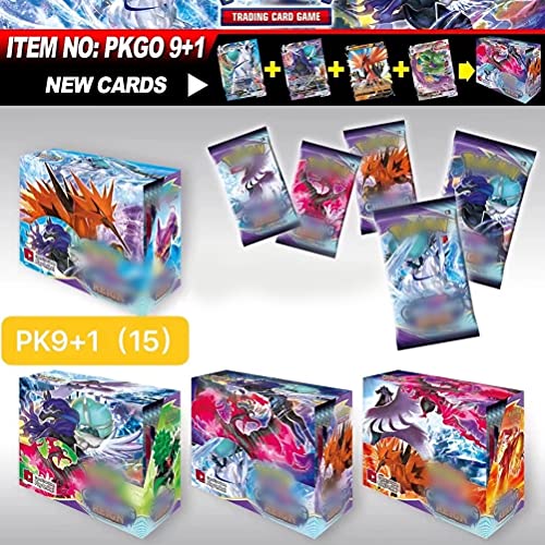 360 Piezas Cartas de Pokémon, Cartas de Espada Escudo, Booster Box Tarjetas Compatibles con Pokemo, Booster Display Box Tarjetas de Juego de Mesa Colección de Animación Regalo (versión en Inglés)