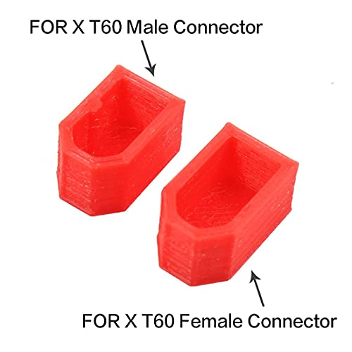 3D Impreso TPU Hombre Mujer Carcasa de protección Carcasa Protector de enchufe Cubierta de tapa para Amass XT60 XT90 Plug FPV Drone Piezas de repuesto para drones de bricolaje (Color: TPU XT60 Plug Ca