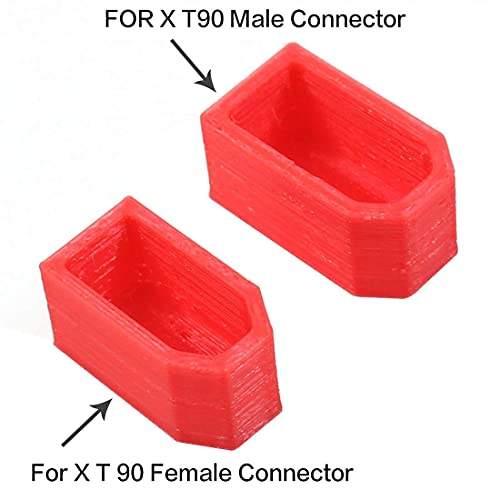 3D Impreso TPU Hombre Mujer Carcasa de protección Carcasa Protector de enchufe Cubierta de tapa para Amass XT60 XT90 Plug FPV Drone Piezas de repuesto para drones de bricolaje (Color: TPU XT60 Plug Ca