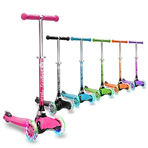 3StyleScooters® RGS-1 Patinete de Tres Ruedas para Niños Pequeños Niños de 3 Años o Más - con Luces LED en Las Ruedas - Diseño Plegable - Manillar Ajustable