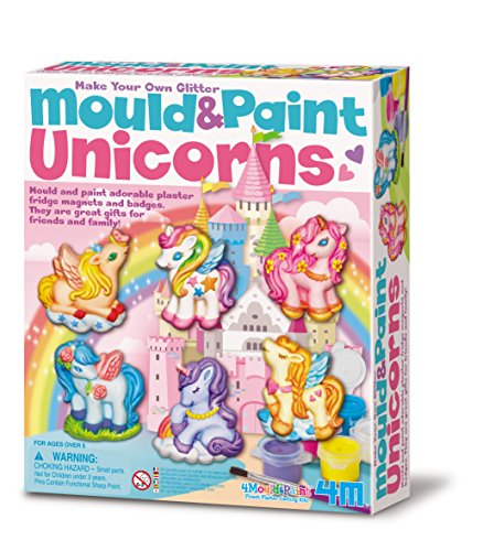 4M- Moldea Y Pinta Unicornios, Multicolor (404708)