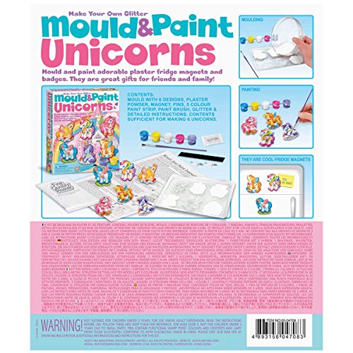 4M- Moldea Y Pinta Unicornios, Multicolor (404708)