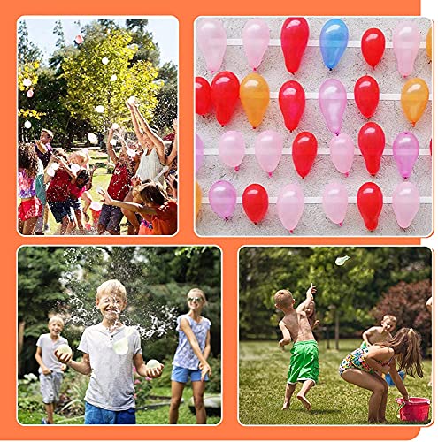 500 Globos de Agua, Colorido,Juguete Acuático Niños, para Golpear el Agua en el Jardín Trasero en la Fiesta al Aire Libre Jardin Juguete de Diversion para Playa