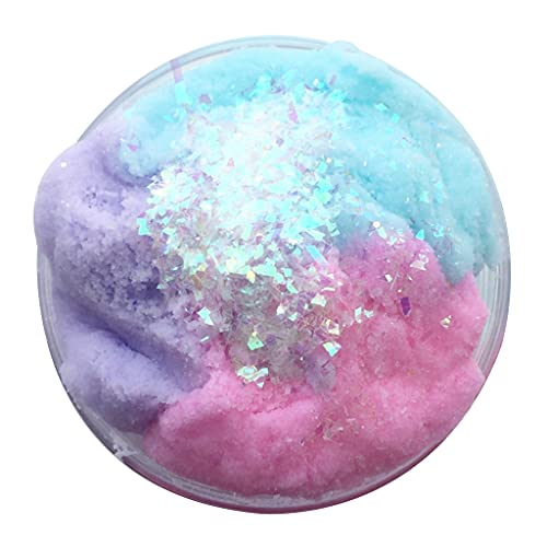 60 ml/2 oz Rainbow Slime Putty Toy Party Favor Regalos para niños pequeños Glittering Slime Toy Clay Vent Ball Toy Easter Gift slime Toy Party favors