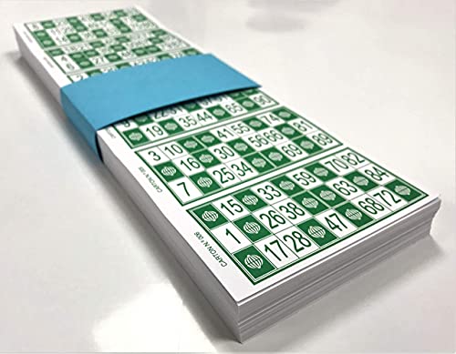 600 Cartones para Bingo Tradicional De 90 Bolas