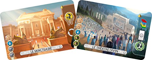 7 Wonders Duel - Extensiones Pantheon - Asmodee - Juego de Mesa - 2 Jugadores