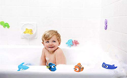 A Juguetes de baño de bebé, Encontrar Dory Nemo Squirt Juguetes para bebé y niño Juguetes Ducha y natación 4pcs (niños)