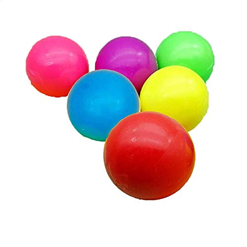 AAWAG 8PCS Crayola engulle, Bola de Pared Adhesiva Fluorescente, no tóxica, Alivio del estrés, Juguete de descompresión, Regalo para niños, Juguete para niños de descompresión