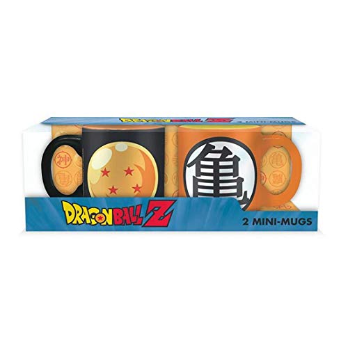 ABYstyle - DRAGON BALL - Set 2 mini-Tazas - 110 ml - Boule cristal y Kame