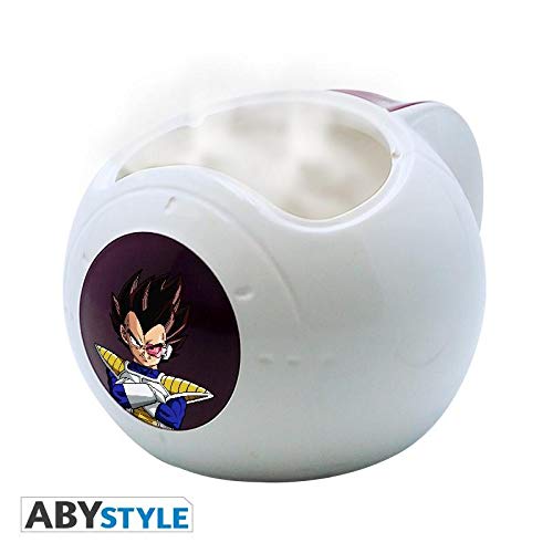 ABYstyle - DRAGON BALL - Taza 3D - Cambio de calor - Nave espacial VEGETA