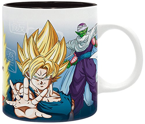 ABYstyle – Dragon Ball – Taza – Saiyans and pequeño Unisex-Adult, 320 ml, abymug454