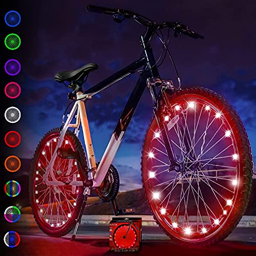 Activ Life Luces LED bicis (Set de 2 Rojo). Ideas para Regalo de cumpleaños y de Navidad. Oferta destacada de Black Friday y Cyber Monday para él o Ella, Hombres, Mujeres, niños o Adolescentes.