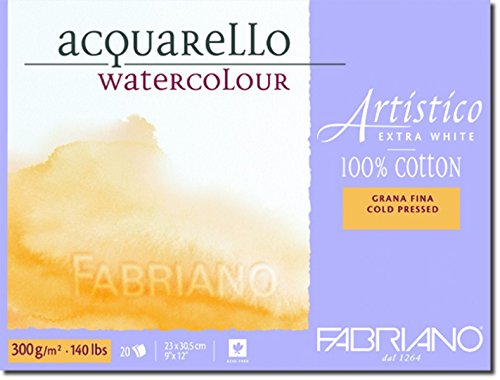 Acuarela Fabriano Artis tico 20 Bl 23 x 30,5 cm 300gr