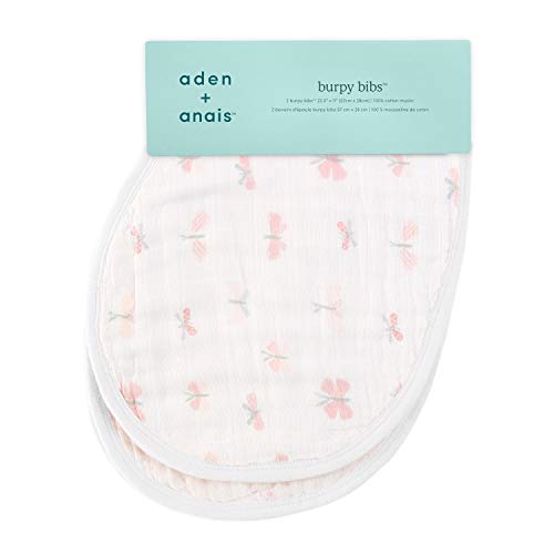 Aden + Anais Lovely Reverie - Pack de 2 baberos, unisex