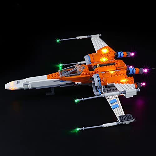 ADMLZQQ Kit De Luces LED para Lego Star Wars PoE Dameron's X-Wing Fighter, El Kit De Luces LED De Ladrillo Compatible con 75273, No Incluye El Modelo Lego