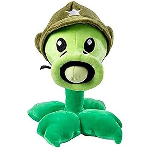 Aiiwqk® Planta Contraste Zombie Peluche Toys 30 cm Planta Guanadora Máquina de Arma Shooter Muñeca de Felpa Pillow Peluche Llena