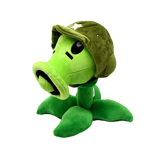 Aiiwqk® Planta Contraste Zombie Peluche Toys 30 cm Planta Guanadora Máquina de Arma Shooter Muñeca de Felpa Pillow Peluche Llena