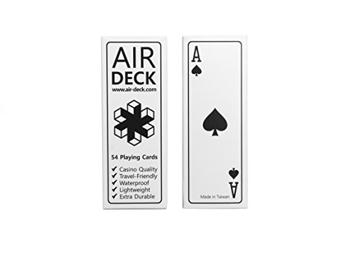 Air Deck: The Ultimate Travel Playing Cards (White - 1 Deck)