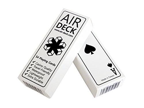 Air Deck: The Ultimate Travel Playing Cards (White - 1 Deck)