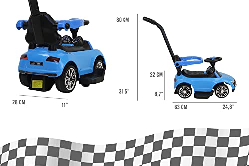 Airel Coche Correpasillos | Correpasillos para Niños | Correpasillos 2 en 1 | Andador Infantil | Coche Correpasillos con Reposapiés