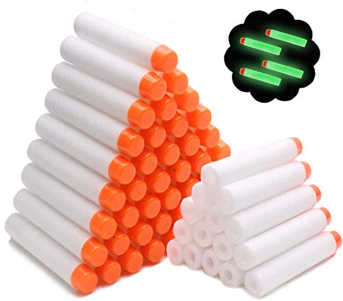 Airlab Juego de 100 dardos para Nerf N Strike Modulus compatibles con pistola de dardos, color blanco