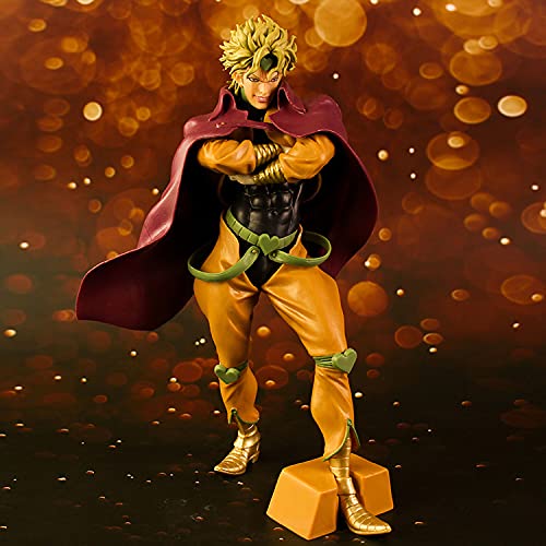 Akazan 28cm Japón Anime JoJo's Bizarre Adventure Steel Ball Run Diego Brando EL Mundo PVC Figura Juguetes Otaku Favorito Edición Limitada Modelo Estatua Estática Decoración Regalo