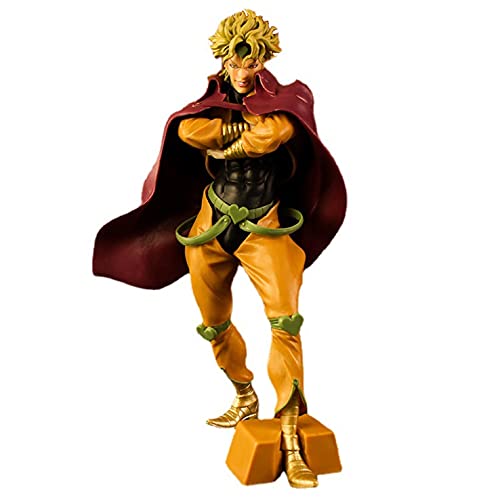 Akazan 28cm Japón Anime JoJo's Bizarre Adventure Steel Ball Run Diego Brando EL Mundo PVC Figura Juguetes Otaku Favorito Edición Limitada Modelo Estatua Estática Decoración Regalo