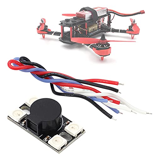 Alarma de zumbador RC, Alarma de zumbador programable RC 110DB Compatible con el Controlador de Vuelo Racing Drone / F3 / F4 / F7