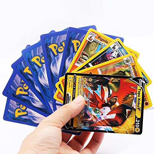 Album Compatible Con Cartas de Pokemon,Carpeta Pokemon Tarjetas,Fundas Protectoras de Cartas Pokemon 7 MODELOS diferentes Sostiene hasta 432 tarjetas (10 Sobres(100 Cartas))