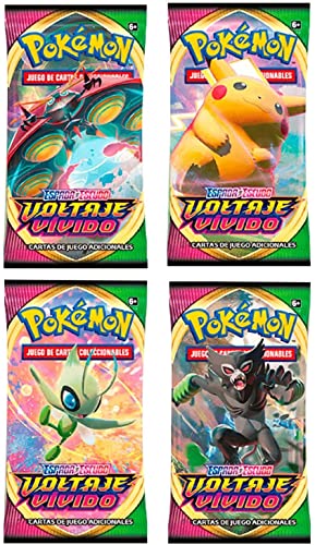 Album Compatible Con Cartas de Pokemon,Carpeta Pokemon Tarjetas,Fundas Protectoras de Cartas Pokemon 7 MODELOS diferentes Sostiene hasta 432 tarjetas (10 Sobres(100 Cartas))