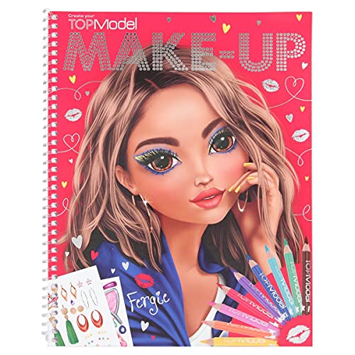 Álbum para colorear Top Model Modelo Caras Make Up Fergie