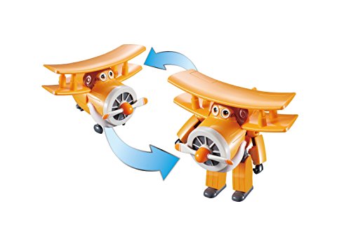 Alpha Animation & Toys- Transfoming Super Wings YW710260 Transforming Grand Albert Plane, Multicolor