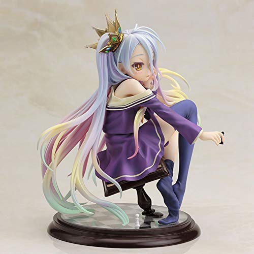 ALTcompluser Figura de acción de Anime No Game No Life Shiro, de PVC, figura de acción