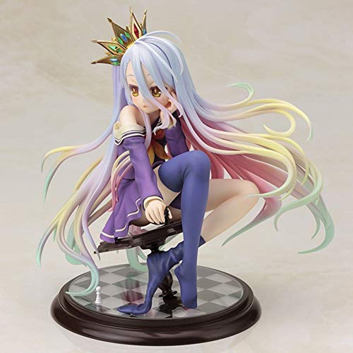 ALTcompluser Figura de acción de Anime No Game No Life Shiro, de PVC, figura de acción