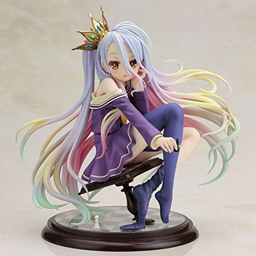 ALTcompluser Figura de acción de Anime No Game No Life Shiro, de PVC, figura de acción