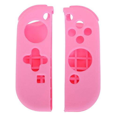 Amazingdeal365 Gamepad Funda de Silicona Protectora para Nintendo Gaming Console Switch (rosa)