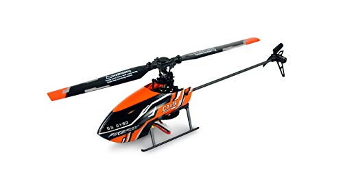 Amewi 25312 AFX4 - Helicóptero teledirigido (4 Canales, 6 G, RTF, 2,4 GHz), Color Negro y Naranja